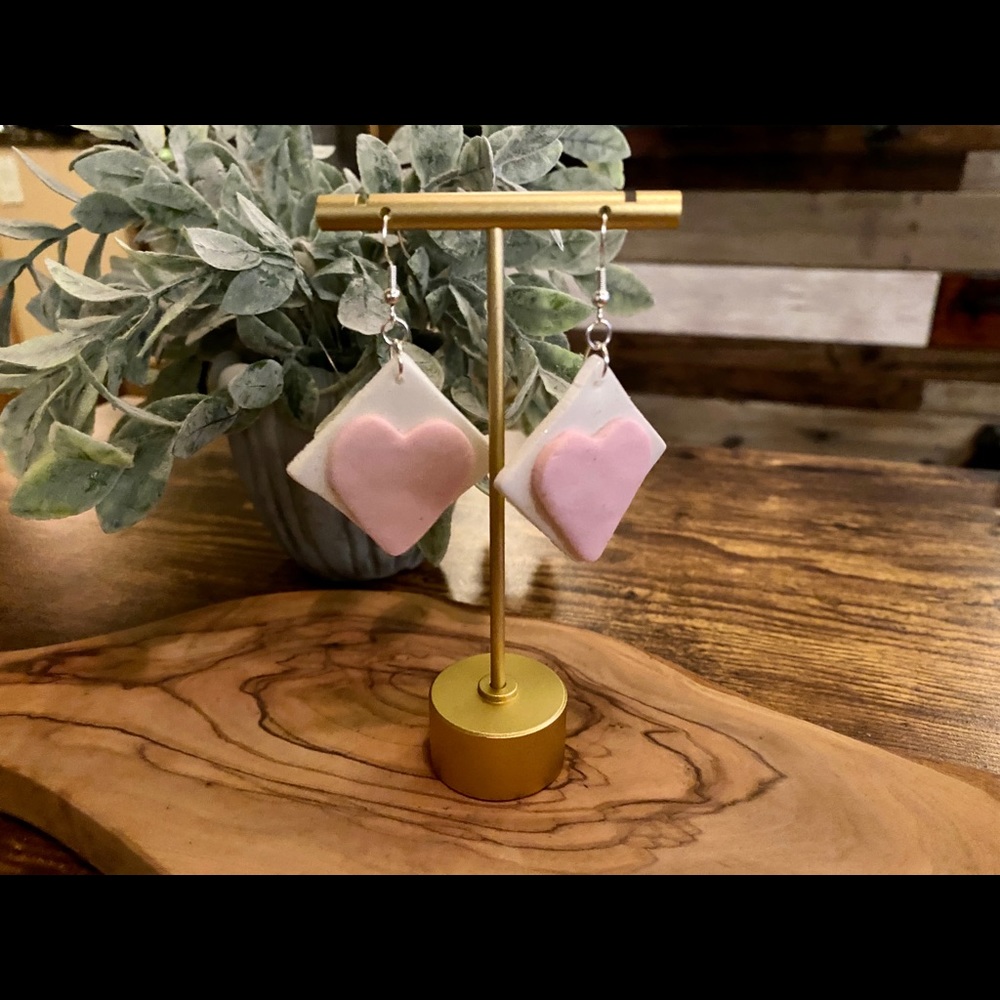 Handmade Clay Earrings | Valentine's Day Series - Picture 3 of 5